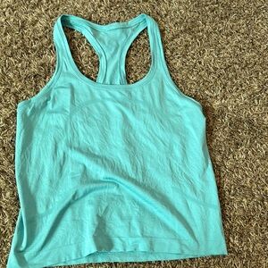 Lululemon Tidal Teal Swiftly Tank Size 8
